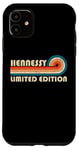 Coque pour iPhone 11 HENNESSY Surname Retro Vintage 80s 90s Birthday Reunion