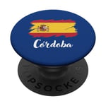 Cordoue Espagne, drapeau espagnol, Cordoue PopSockets PopGrip Interchangeable