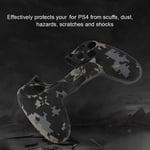 Soft Silicone Sleeve Dustproof Case Handle Cover For PS4 Controller Gray REL
