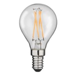 Unison - LED E14 klot 4W 2700K - Ljuskälla - Transparent