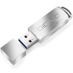 DIDIVO USB 3.1 Flash Drive 512GB, Full Metal Memory Stick with Cap, High Speed Thumb Drive, Jump Drive for PC Computer Laptop Data Transfer Storage