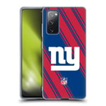 Head Case Designs Officially Licensed NFL Stripes New York Giants Artwork Soft Gel Case Compatible With Samsung Galaxy S20 FE / 5G