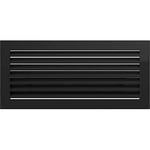 KRATKI Grille de Ventilation Grille de cheminée Fresh 17cm x 37cm Noir