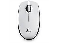 Logitech 910-003360 B100. Corded mouse.White