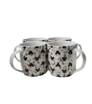Disney Porcelain Mugs Set of 4 Coffee Tea Novelty Cup Mickey (Mickey Mouse Mug)