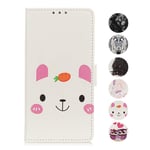 BRAND SET Case for HTC Desire 20 Pro Color Pattern Anti-fall PU Leather Flip Wallet Case with Safety Magnetic Lock and Bracket Function Suitable for HTC Desire 20 Pro-No:2