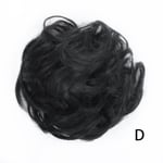 Easy To Wear Stylish Hair Scrunchies Natural Messy Curly Bun Hai Gs-q5-2#