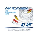 Trade Shop Traesio - Câble D'extension De Caméra Rca Bnc Audio Vidéo Alimentation 10 20 30 50 Mètres -10 m -