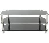 Avf SDC1250 1250 mm TV Stand - Black & Chrome, Silver/Grey,Black