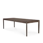 Ethnicraft - Bok Dining Table Brown Oak - 95 x 200 cm - Matbord - Alain Van Havre - Brun - Trä