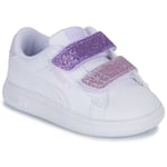 Puma Sneakers Smash 3.0 L Glitter Velcro V Inf Vit barn