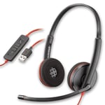Plantronics Blackwire C3220 USB A Headset - 209745-104
