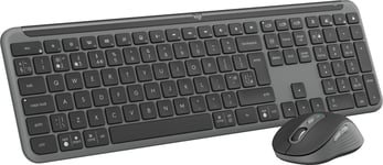 Logitech MK950 Slim Combo tangentbord med mus (grafit)