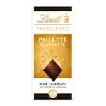 Tablette De Chocolat Noir Gaufrette Excellence Lindt - La Tablette De 100g