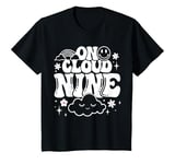 Youth Groovy I'm On Cloud 9th Birthday 9 Years Old T-Shirt
