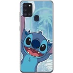 Samsung Galaxy A21s Genomskinligt Skal Stitch