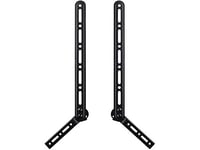 Monoprice Universal Soundbar Bracket with Adjustable Arms, Fits Displays 23in to 65in, Soundbars Up to 33lbs