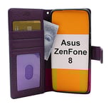New Standcase Wallet Asus ZenFone 8 (ZS590KS) (Lila)