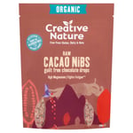 Creative Nature Organic Peruvian Fairtrade Raw Cacao Nibs 250g-6 Pack