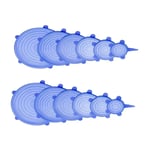 Flexibla silikonlock i olika storlekar, 6 delar