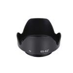 ES-62II Camera DSLR Lens Hood with Lenses Cap for Canon 50mm f/1.8 II, for Nikon 50mm 1.8D lens, for Nikon 50mm 1.4D lens