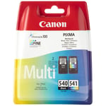 Canon PG540 CL541 Black & Colour Genuine Original Ink Cartridge Twin Pack