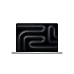MacBook Pro 14-tommer Apple M3 med 8-kjerners CPU, 10-kjerners GPU / 16 GB / 1 TB SSD / 70-watt / Sølv - Amerikansk-engelsk