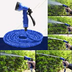 Luoshan Durable Flexible Dual-layer Water Pipe Water Hose, Length: 5.7m (EU Standard)(Blue)