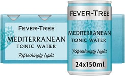 Fever-Tree Refreshingly Light Mediterranean Tonic Water 8 x 150ml Pack of 3, 24