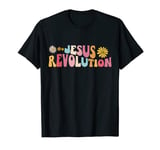 Groovy Retro Jesus Revolution, Love Like Jesus Christian T-Shirt
