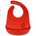 Rätt Start Mumin Haklapp Silikon Lingonberry Red