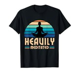 Vintage Heavily Meditated Yoga Meditation Spiritual Warrior T-Shirt