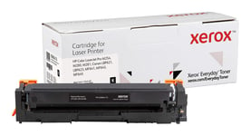 Everyday by Xerox Black Toner compatible with HP 203A (CF540A), Standard Capacit