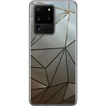 Samsung Galaxy S20 Ultra Gennemsigtigt Telefoncover Mönster Rosé