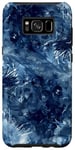 Galaxy S8+ Tie dye Pattern Blue Case