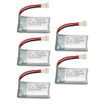5Pcs 3.7V 550mAh Remote Control UAV Battery Accessories For Hubsan X4 H107 H NDE