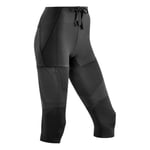 CEP Kompression 3/4 Tights Dam - Optimal stöd för löpning, Svart, Stl. S-XL