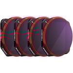 Freewell Mavic 3 Bright Day - 4K Series - 4 Pack ND8/PL, ND16/PL, ND32/PL, ND64/PL Filters