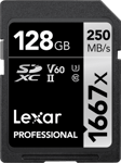 Lexar Professional SDXC Class 10 UHS-II U3 V60 1667x 128GB