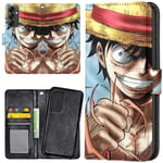 Samsung Galaxy S23 FE - Plånboksfodral/Skal Anime One Piece