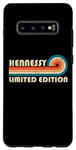 Coque pour Galaxy S10+ HENNESSY Surname Retro Vintage 80s 90s Birthday Reunion