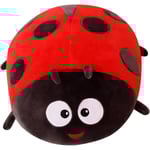 Nyckelpiga plyschkudde skalbagge plyschkudde mjuk insekt nyckelpiga gosedjur present~ Beetle - Red 40 cm