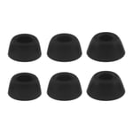 6 Pairs Silicone Ear Tips for Huawei FreeBuds Pro Earphones Ear Plug L/M/S Black