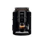 Krups - Machine a café grain, 1.7L, 2 tasses Espresso en simultané, Nettoyage automatique, Buse vapeur, Cappuccino, Essential YY8125FD