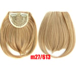 Hair Extension Clip In Front Bang Fringe Neat M27/613