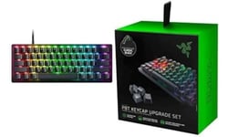 Razer Huntsman V3 Pro Mini - UK Layout + PBT Keycap Upgrade Set - Classic Black - US/UK