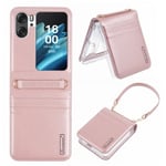 hanman mill for oppo find n2 flip 5g leather phone case wallet phone cover