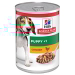 Hill's Science Plan Puppy <1 - Med kyckling 24 x 370 g