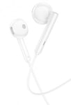  Hörlurar in-ear USB C - Borofone Vit Rak Design