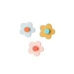 Kids Concept® klädkrokar färgglada blommor 3-pack